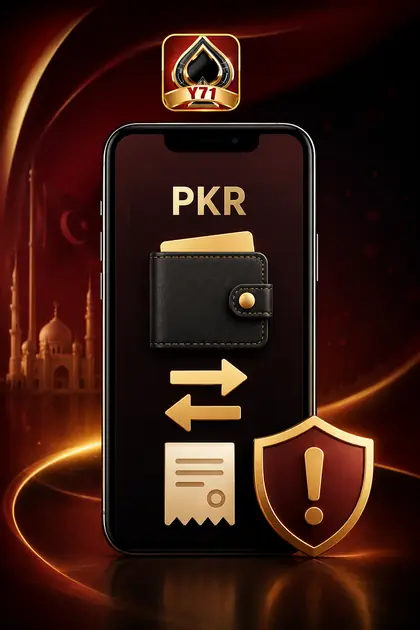 Y71 PKR wallet and payment safety illustration